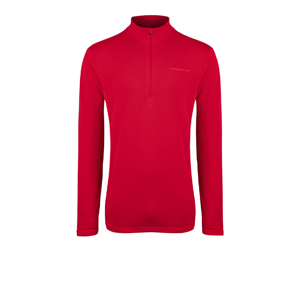 Higher State L/S 1/4 Zip Thermal Grid Top