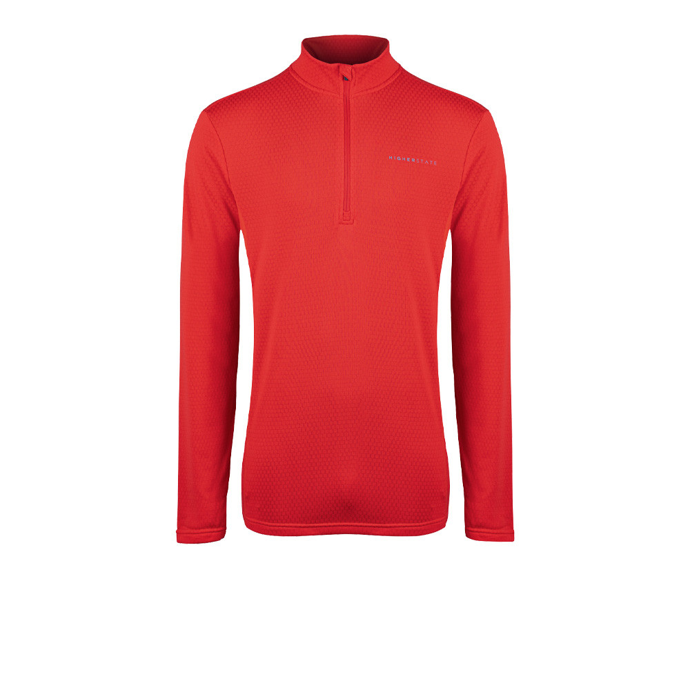 Higher State L/S 1/4 Zip Thermal Grid Top