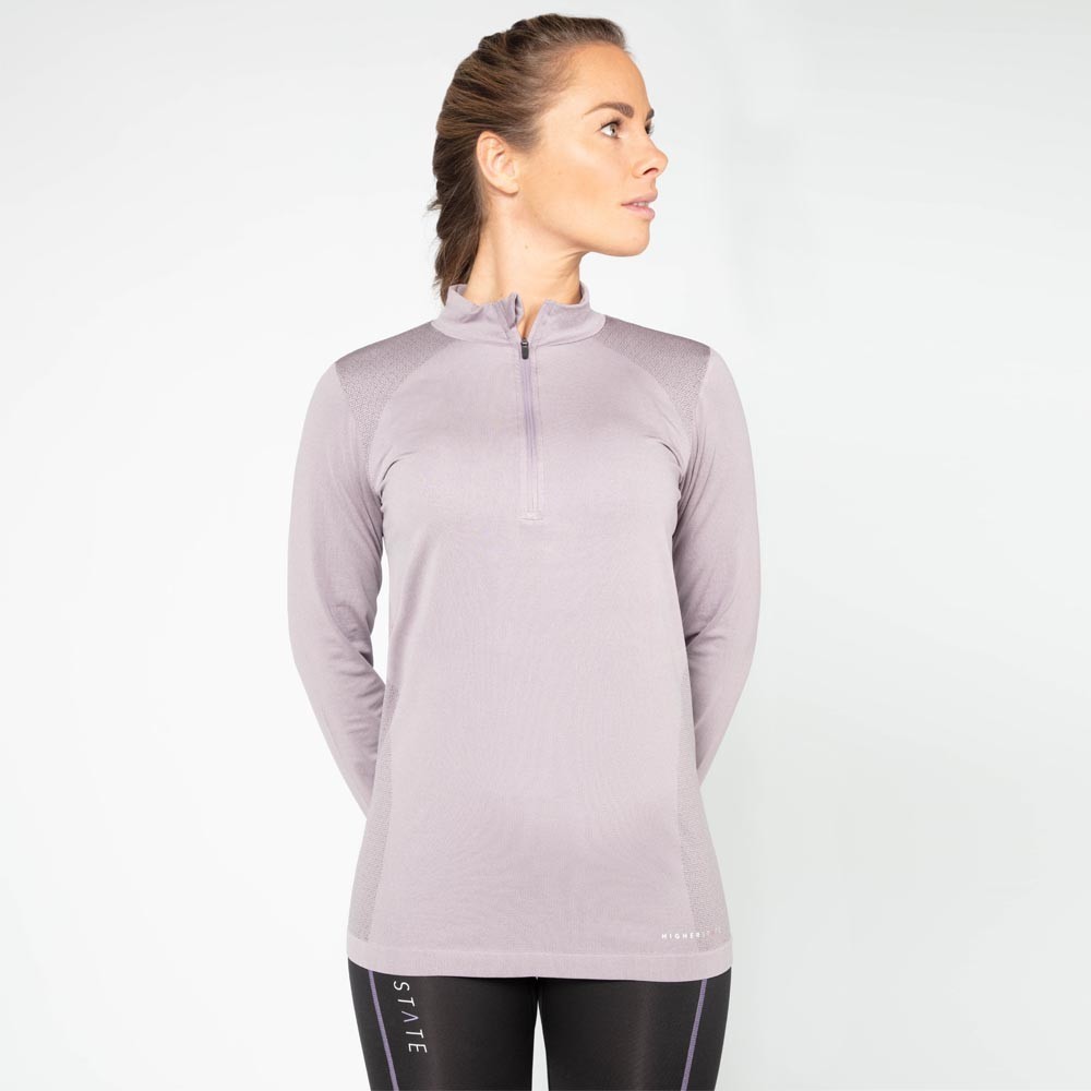 Higher State Seamfree Women's Long Sleeve Half Zip Top