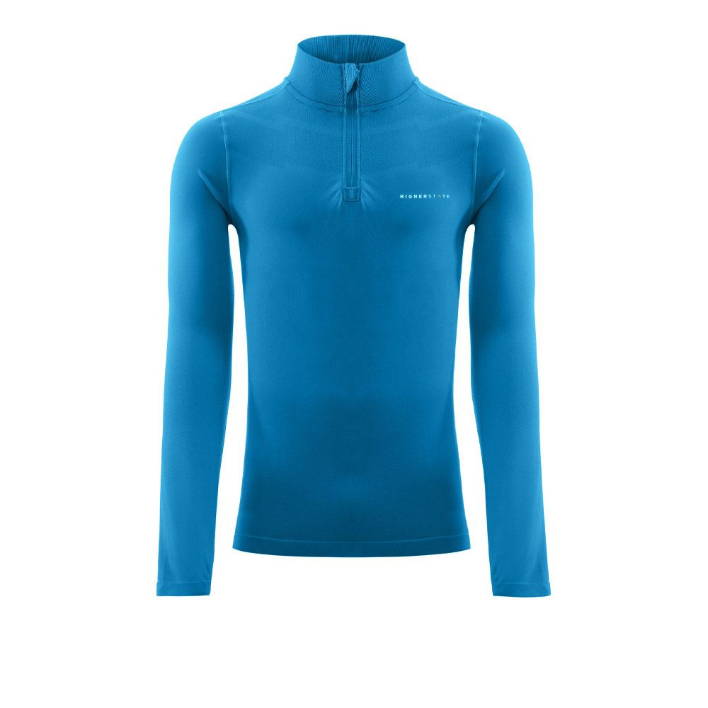 Higher State Seamfree Long Sleeve Half Zip Top