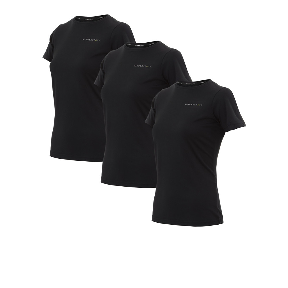 Higher State S/S Crew Women's Running T-Shirt (3 Pack)