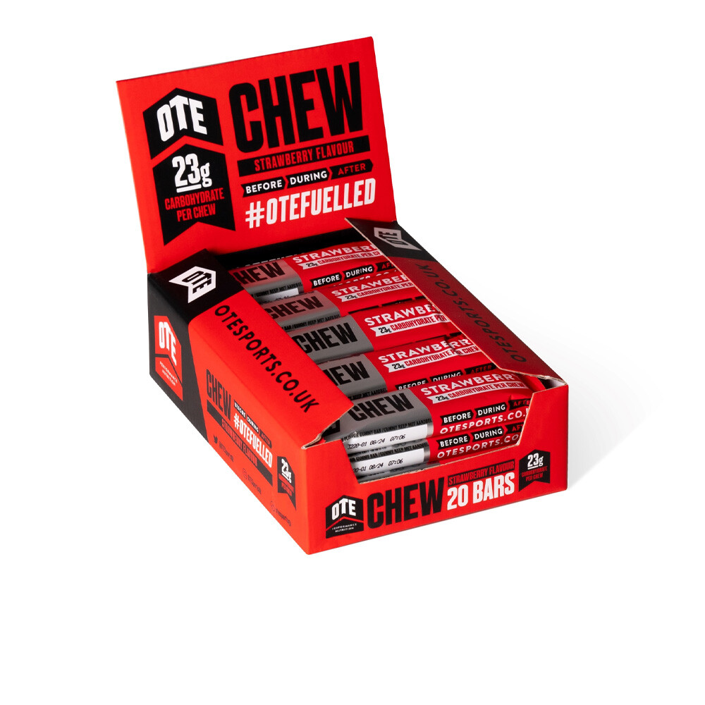 OTE Strawberry Energy Chews (Box of 20) - SS25