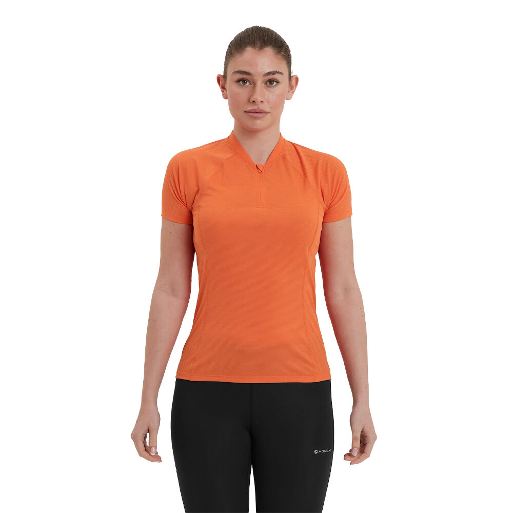 Montane Dart Nano Zip Neck Women's T-Shirt - SS25