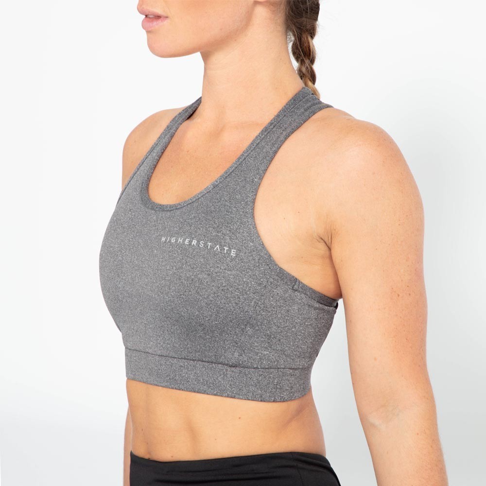 Higher State Marl Women's Low Impact Crop Top