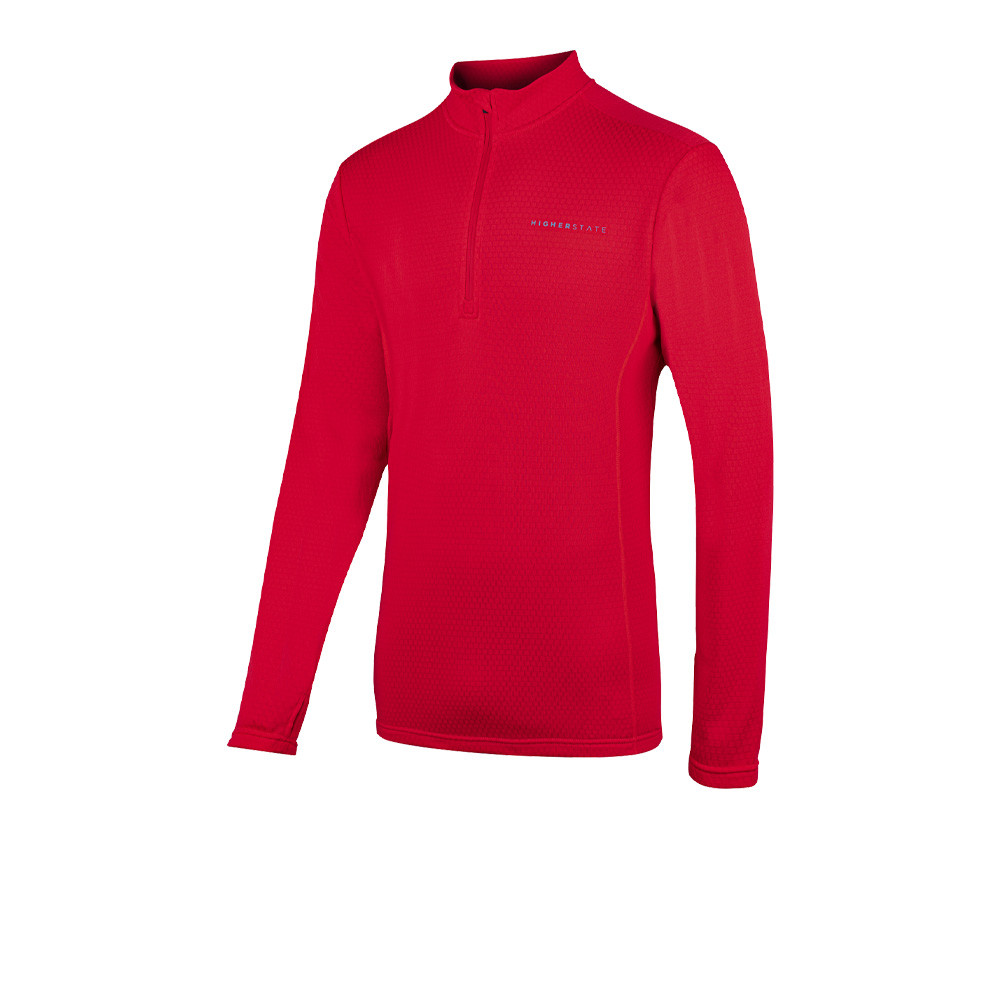 Higher State L/S 1/4 Zip Thermal Grid Top