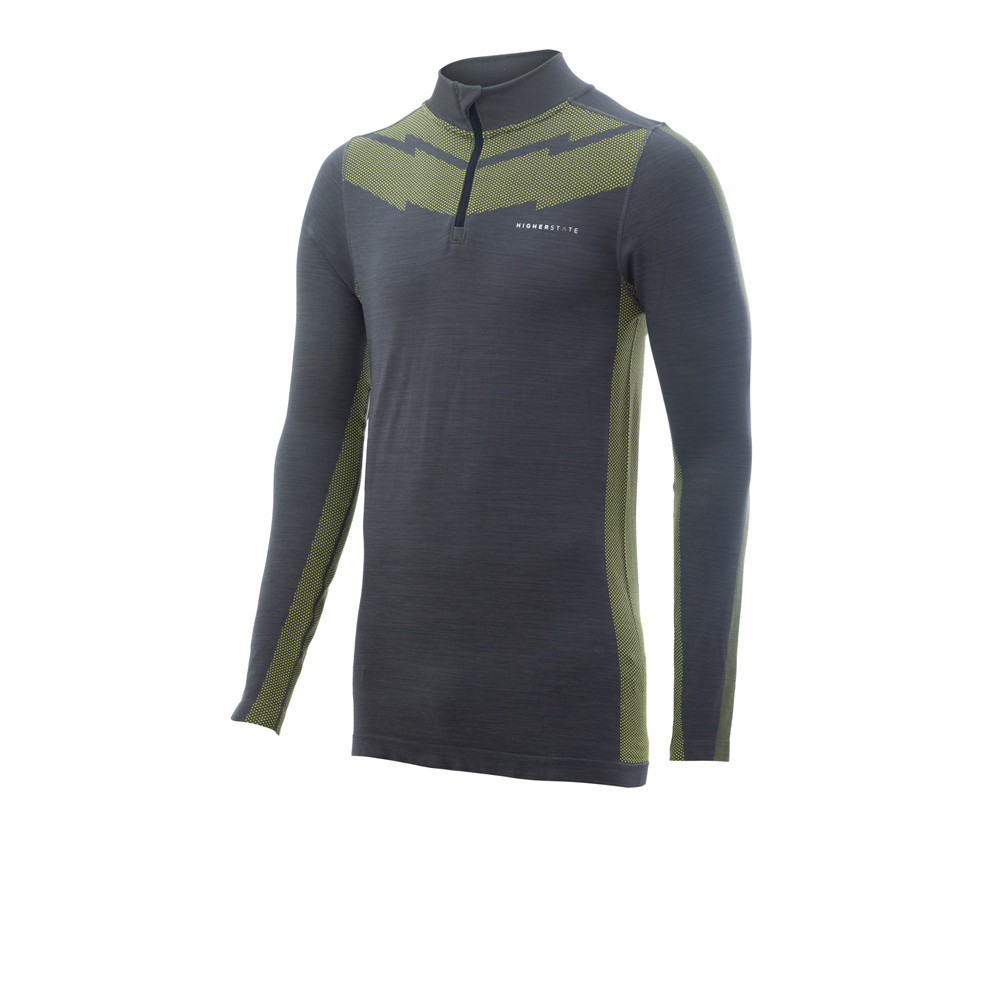 Higher State Seamfree Long Sleeve Half Zip Top