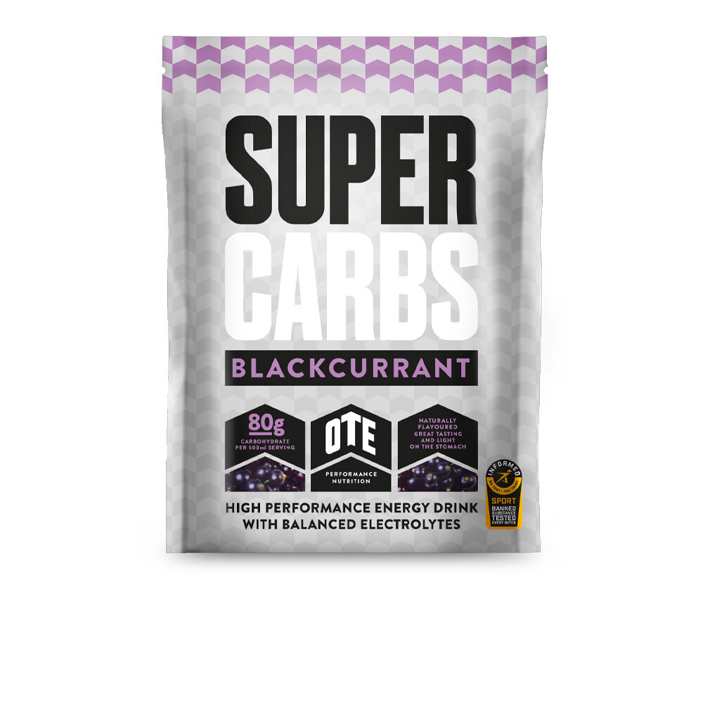 OTE Blackcurrant Super Carbs Energy Drink Sachets (Box of 6) - SS25