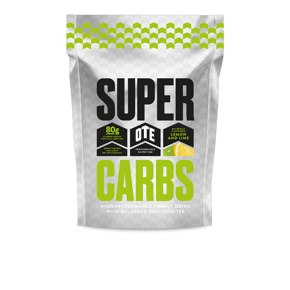 OTE Lemon and Lime Super Carbs Performance Energy Drink Bulk Pack (10 Servings) - SS25
