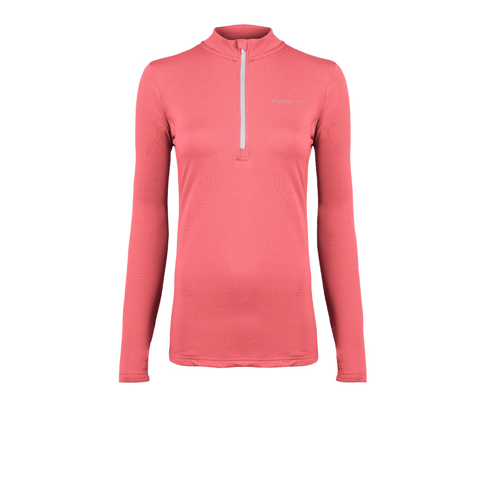 Higher State L/S 1/4 Zip Thermal Grid Women's Top