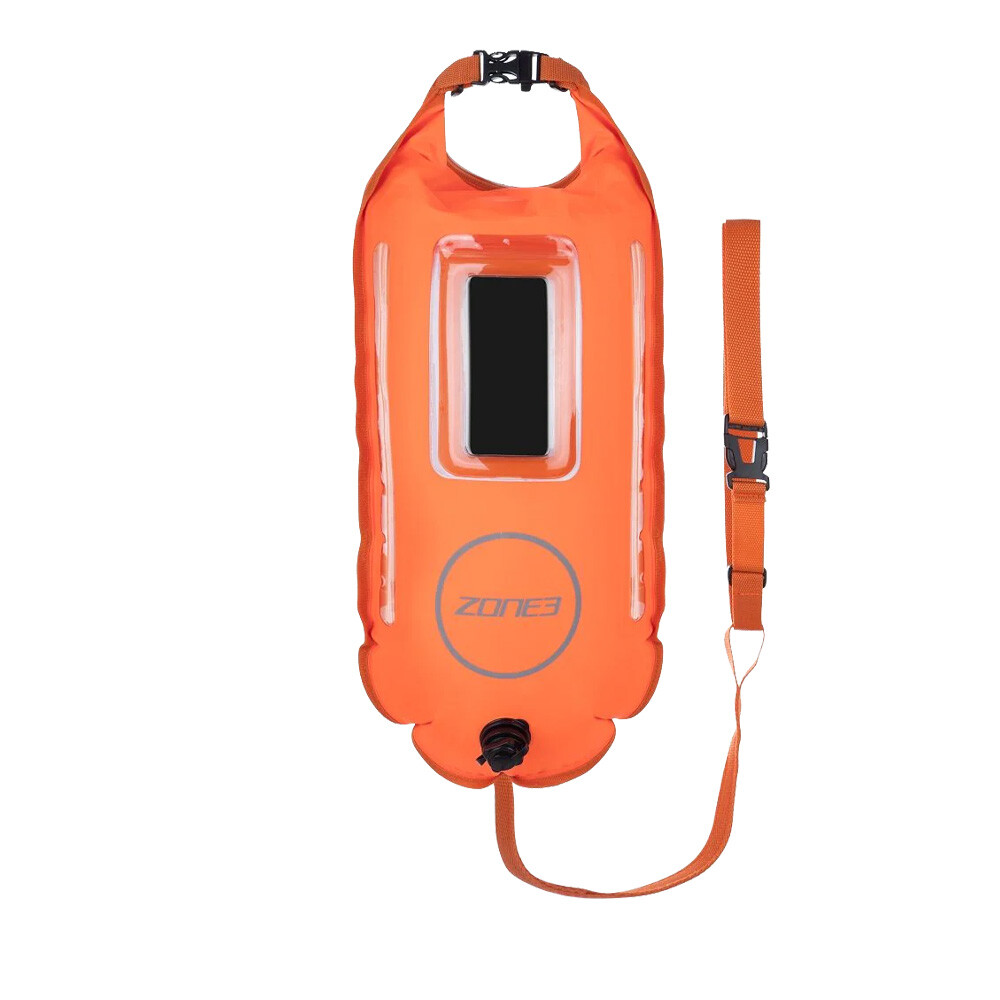 ZONE3 Recycled 2 LED Light 28L Swim Safety Buoy Drybag