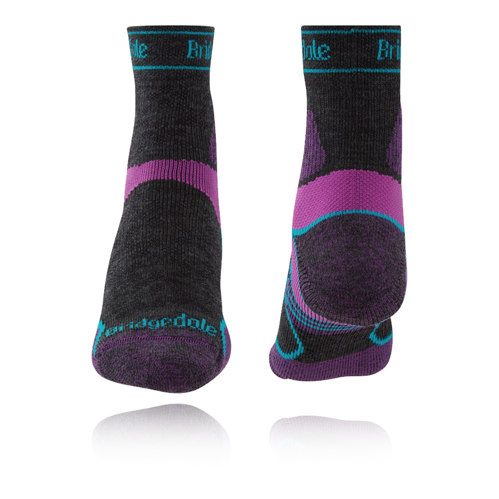 Bridgedale Trail Run Lightweight T2 Merino Sport Women's 3/4 Crew Socks - SS25