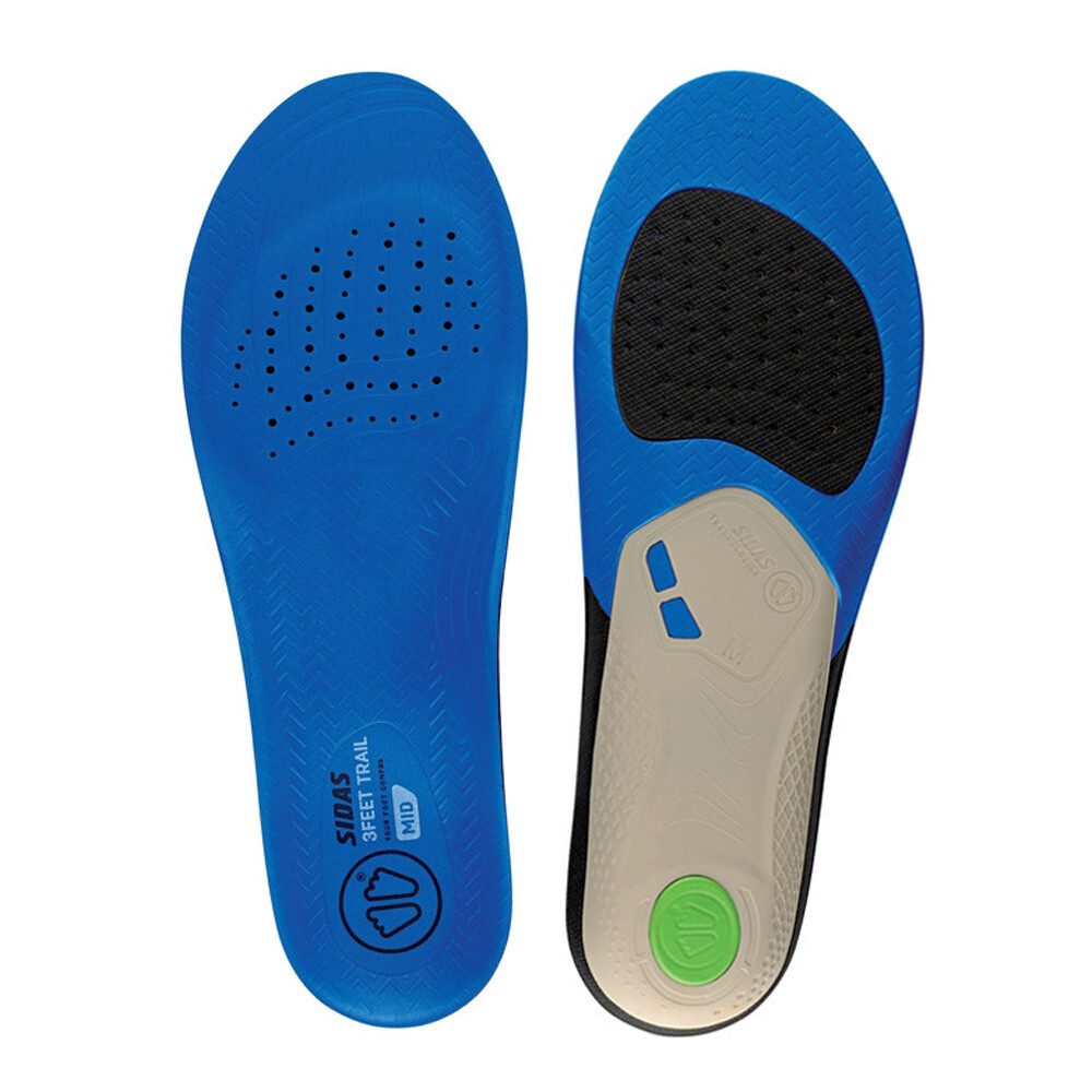 Sidas 3Feet Trail Mid Arch Running Insoles - SS25