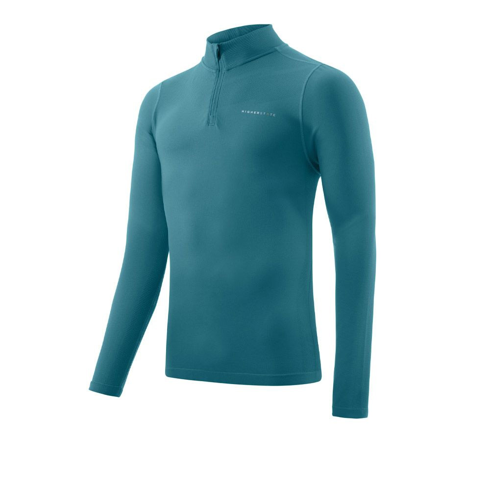 Higher State Seamfree Long Sleeve Half Zip Top