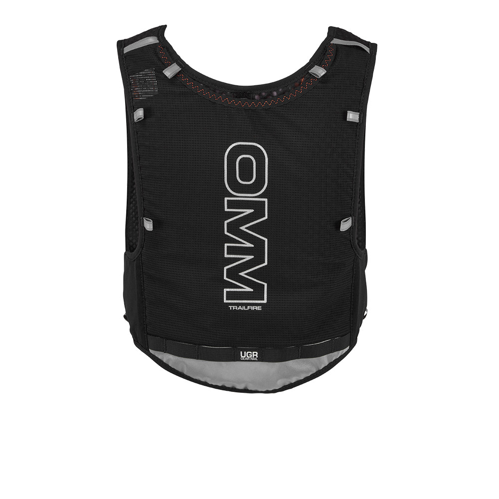 OMM TrailFire Running Vest with 2 x 350ml Flexi Flask Bottles (Medium) - AW24