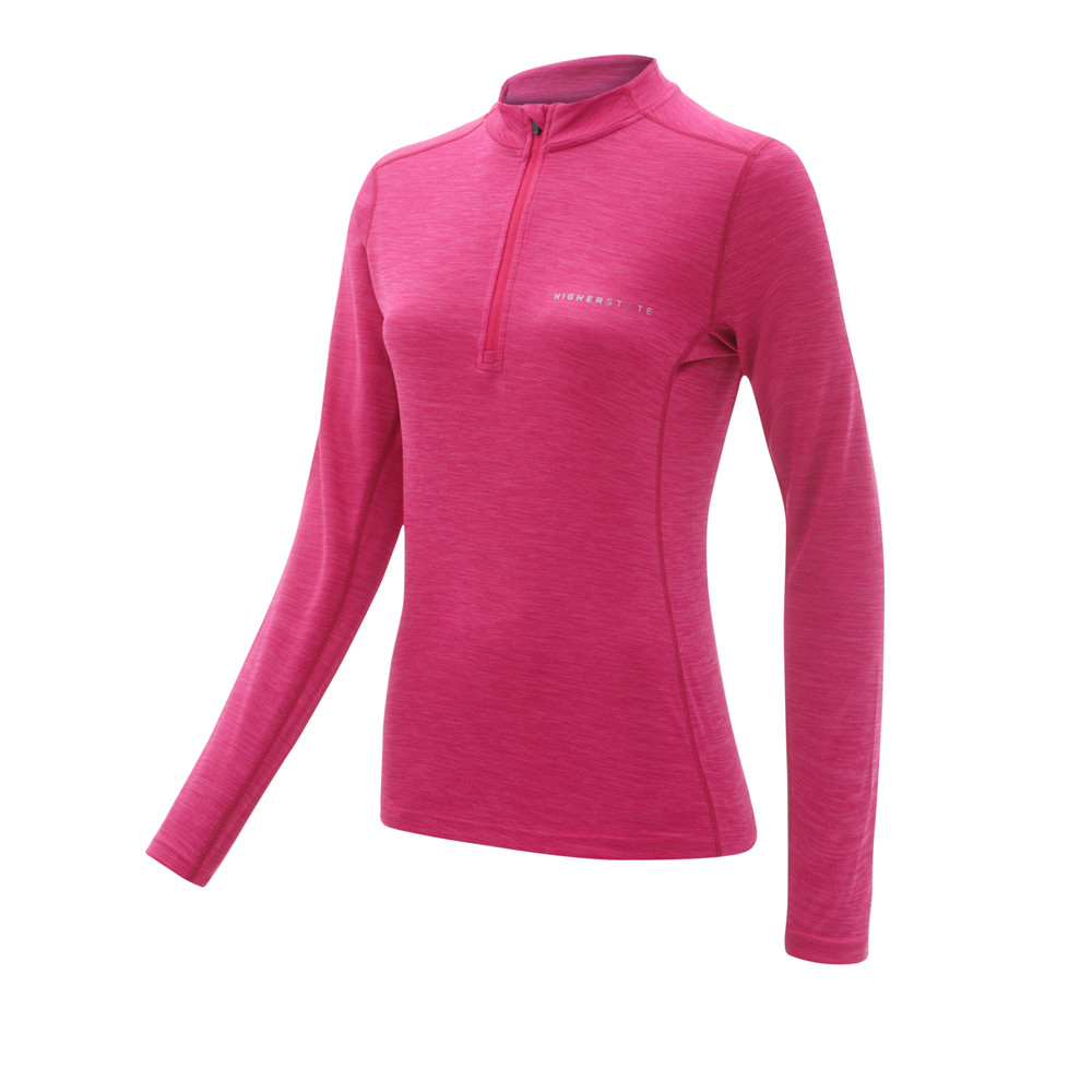 Higher State L/S 1/4 Zip Neck Women's Top
