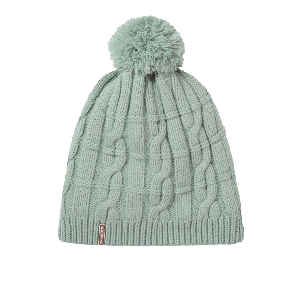 SealSkinz Hemsby Waterproof Cold Weather Cable Knit Bobble Hat - SS25