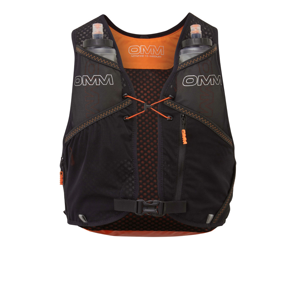 OMM MountainFire 15L Running Vest with 2 x 350ml Flexi Flasks (Small) - AW24