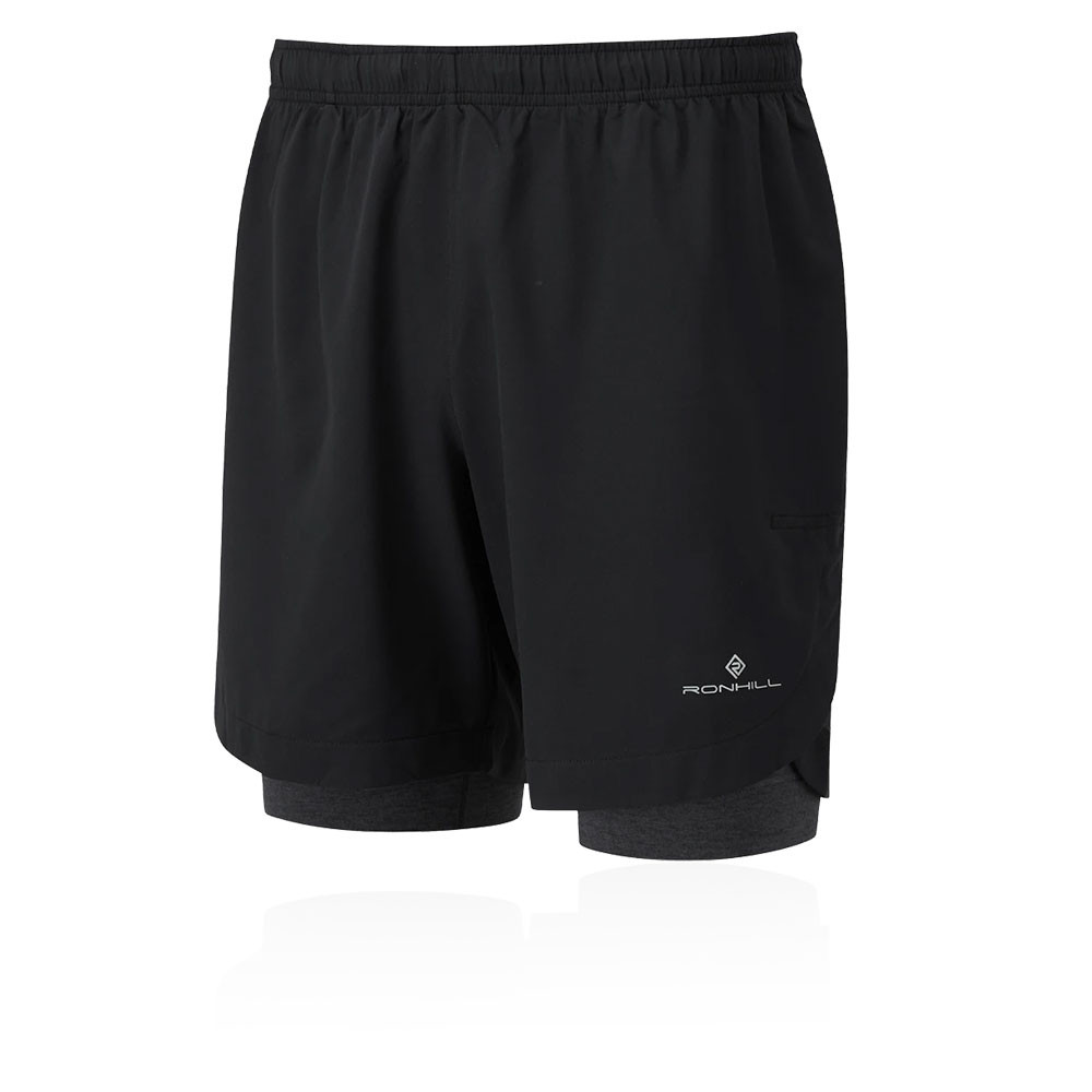 RonHill Life 7 Inch Twin Running Shorts