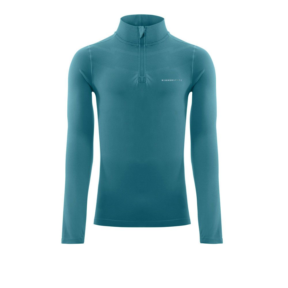 Higher State Seamfree Long Sleeve Half Zip Top