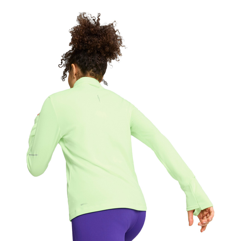 Puma Run Grid Fleece Half Zip Women's Top - AW24