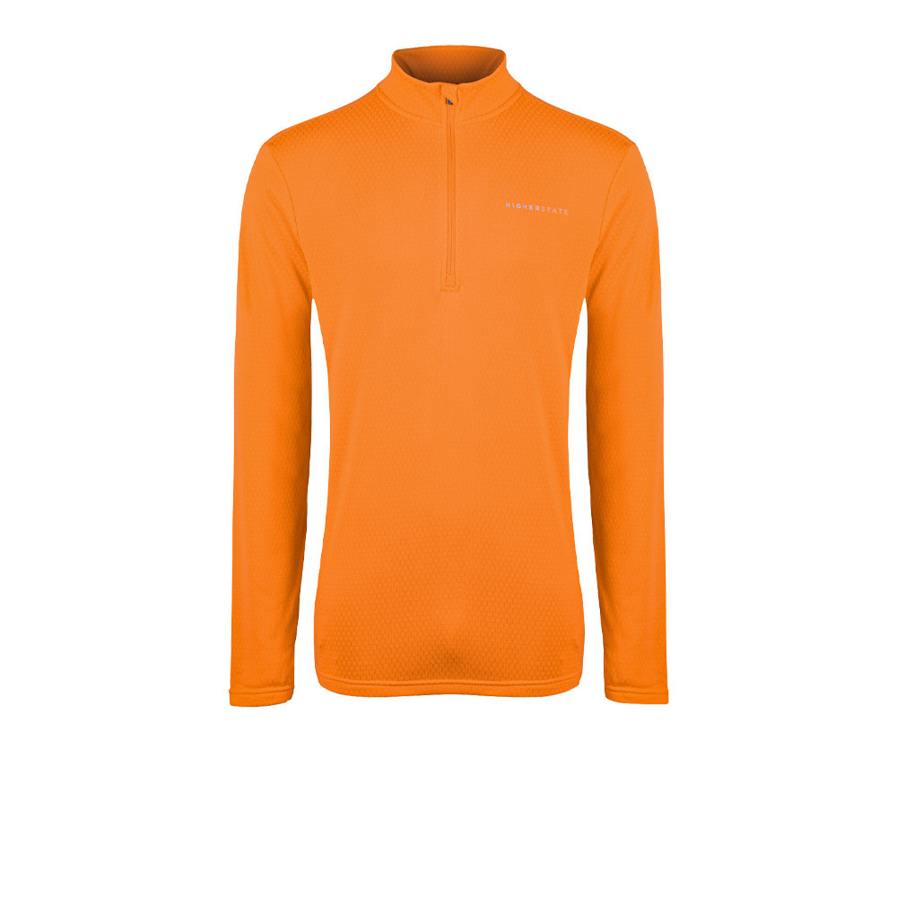 Higher State L/S 1/4 Zip Thermal Grid Top