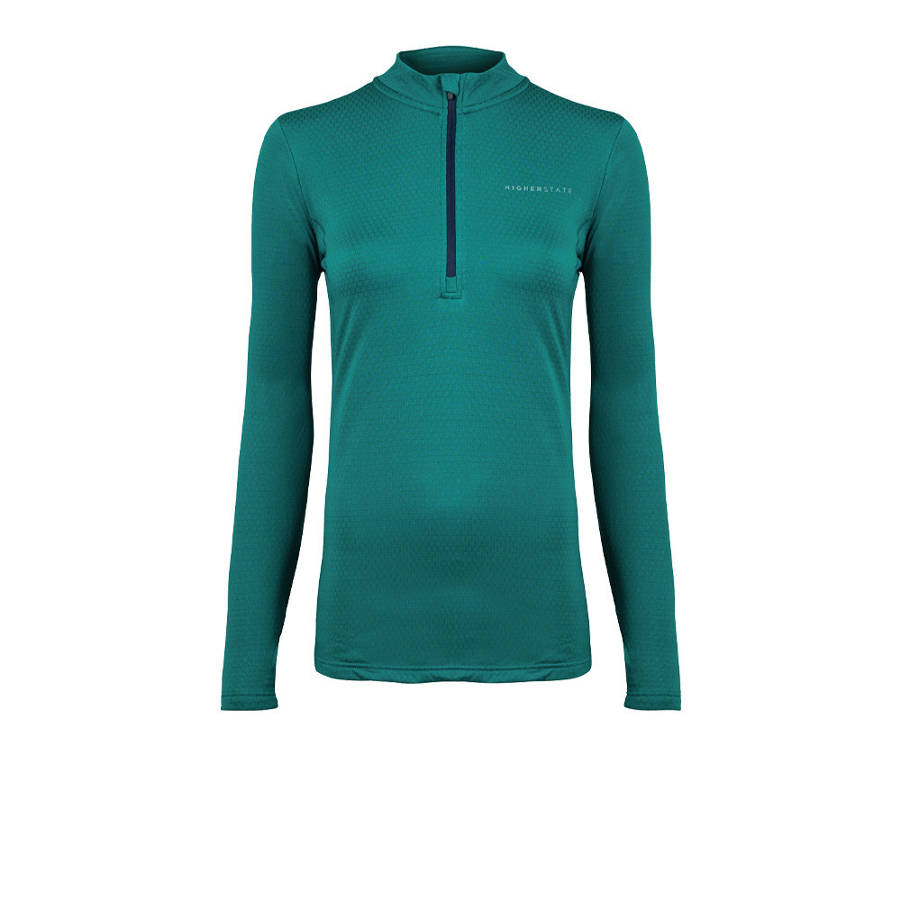 Higher State L/S 1/4 Zip Thermal Grid Women's Top