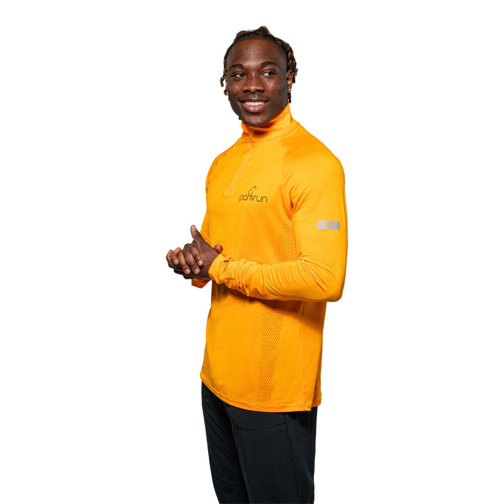 Parkrun Apricot parkrun Men's 1/4 Zip Top