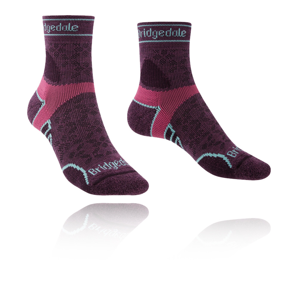 Bridgedale Trail Run Lightweight T2 Merino Sport Women's 3/4 Crew Socks - SS25
