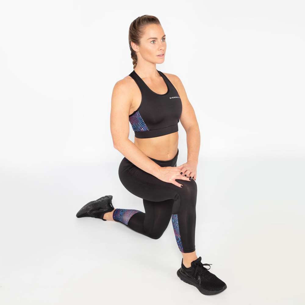 Higher State Panelled Longer Women's Low Impact Crop Top