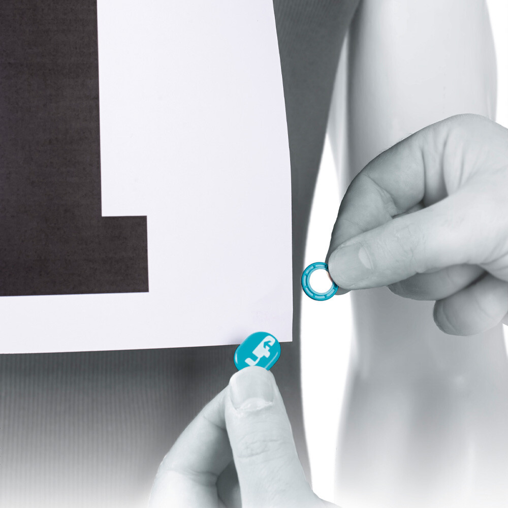 Ultimate Performance Race Number Magnets - Black - SS25