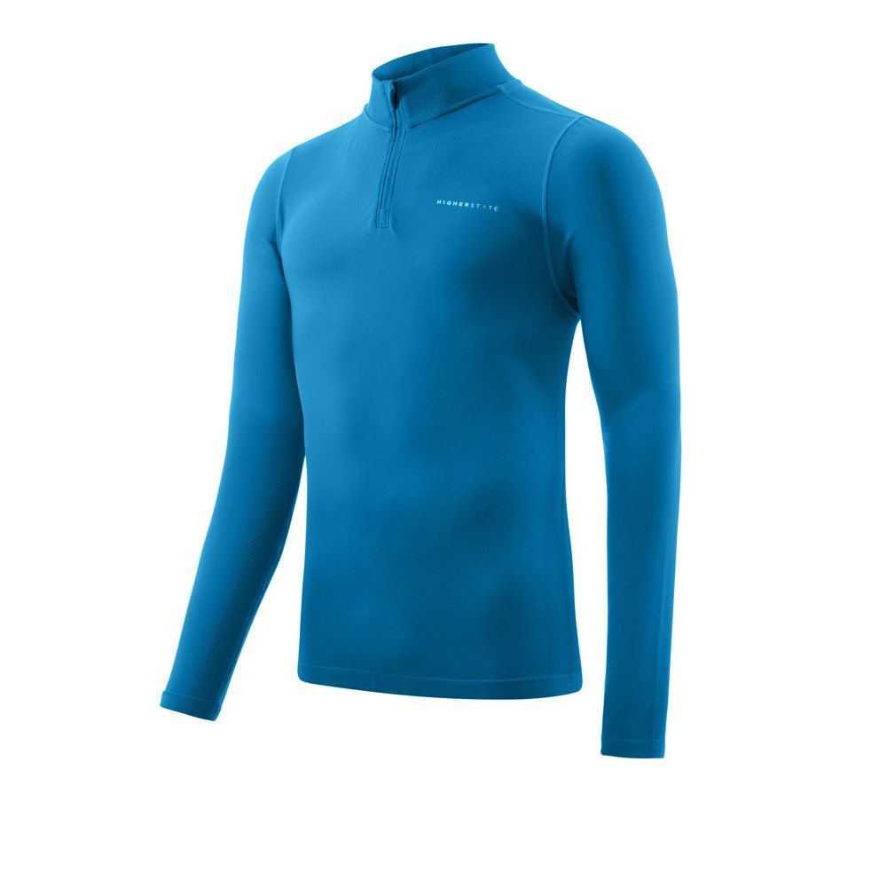 Higher State Seamfree Long Sleeve Half Zip Top