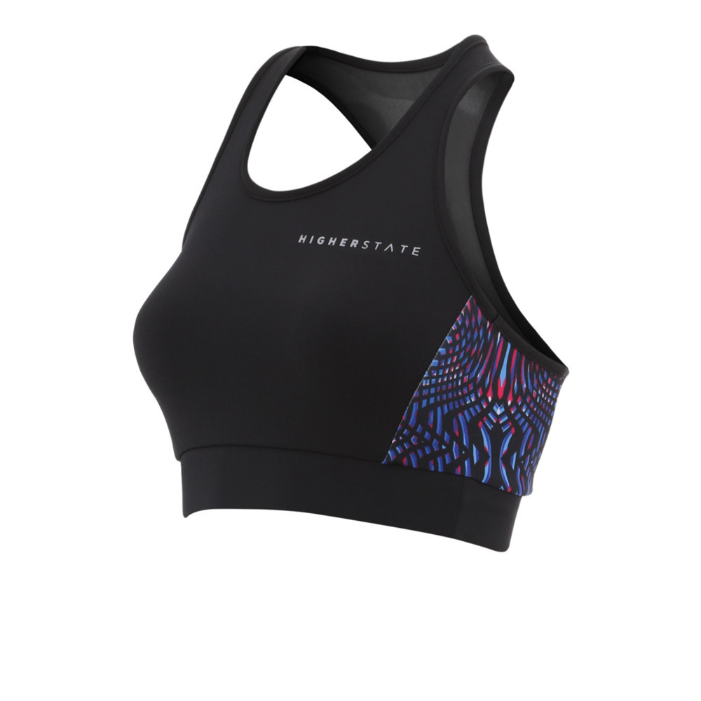 Higher State Panelled Longer Women's Low Impact Crop Top