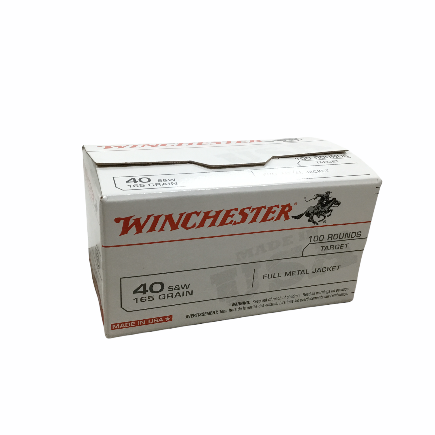 Winchester 40 S&W 165gr FMJ