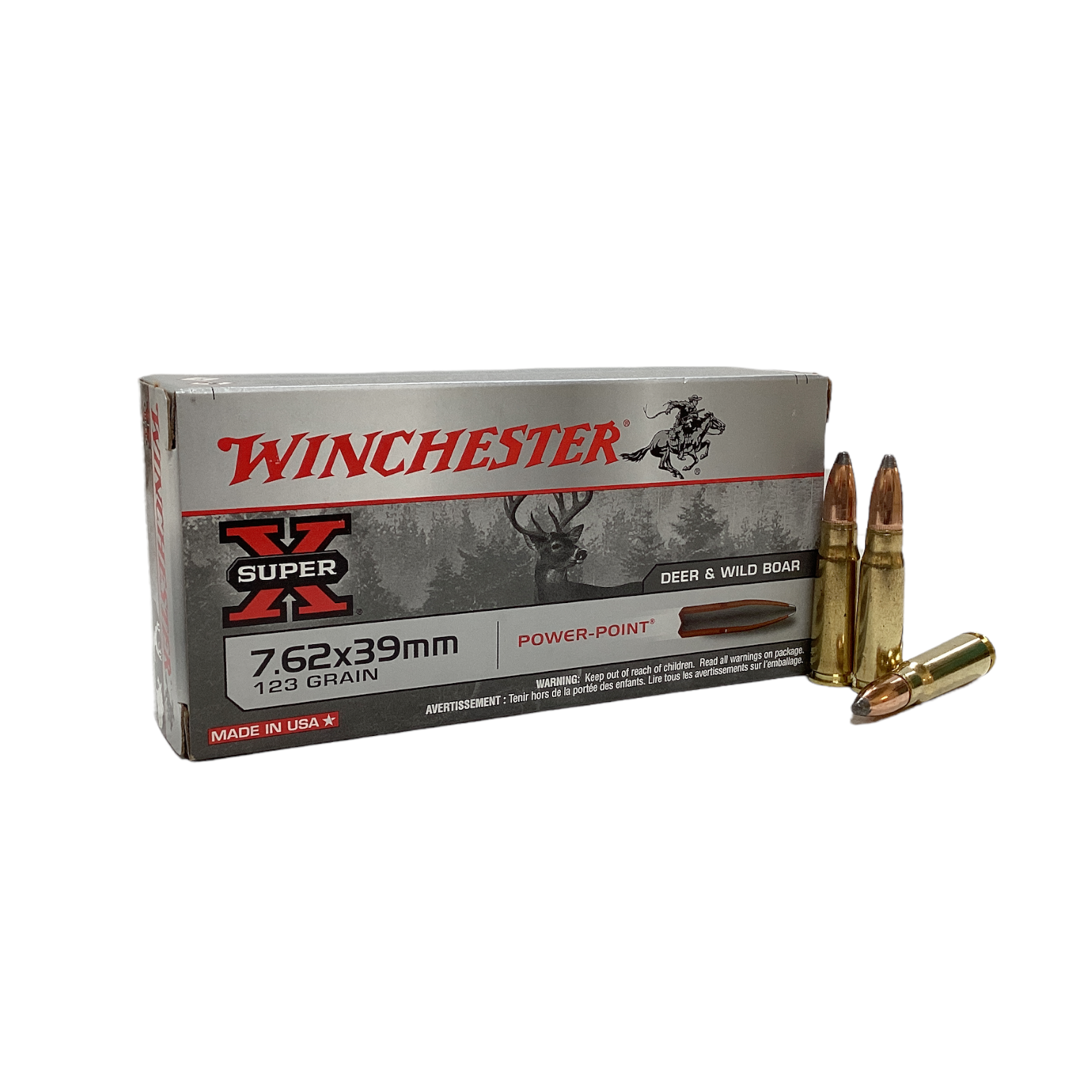 Winchester 7.62x39 123gr Super-X