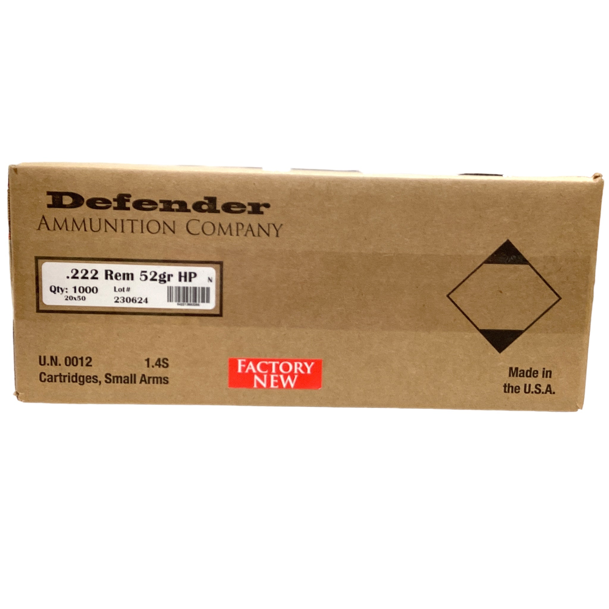 222 Rem 52gr Hollow Point