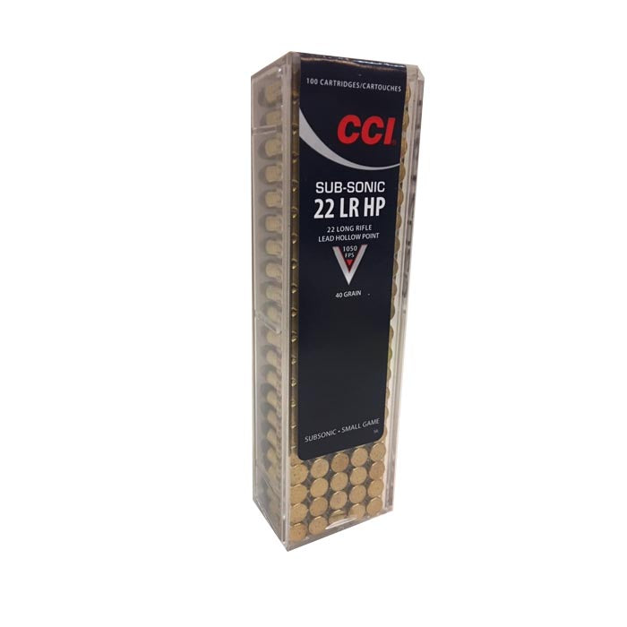 CCI .22 LR Subsonic HP 100-pk