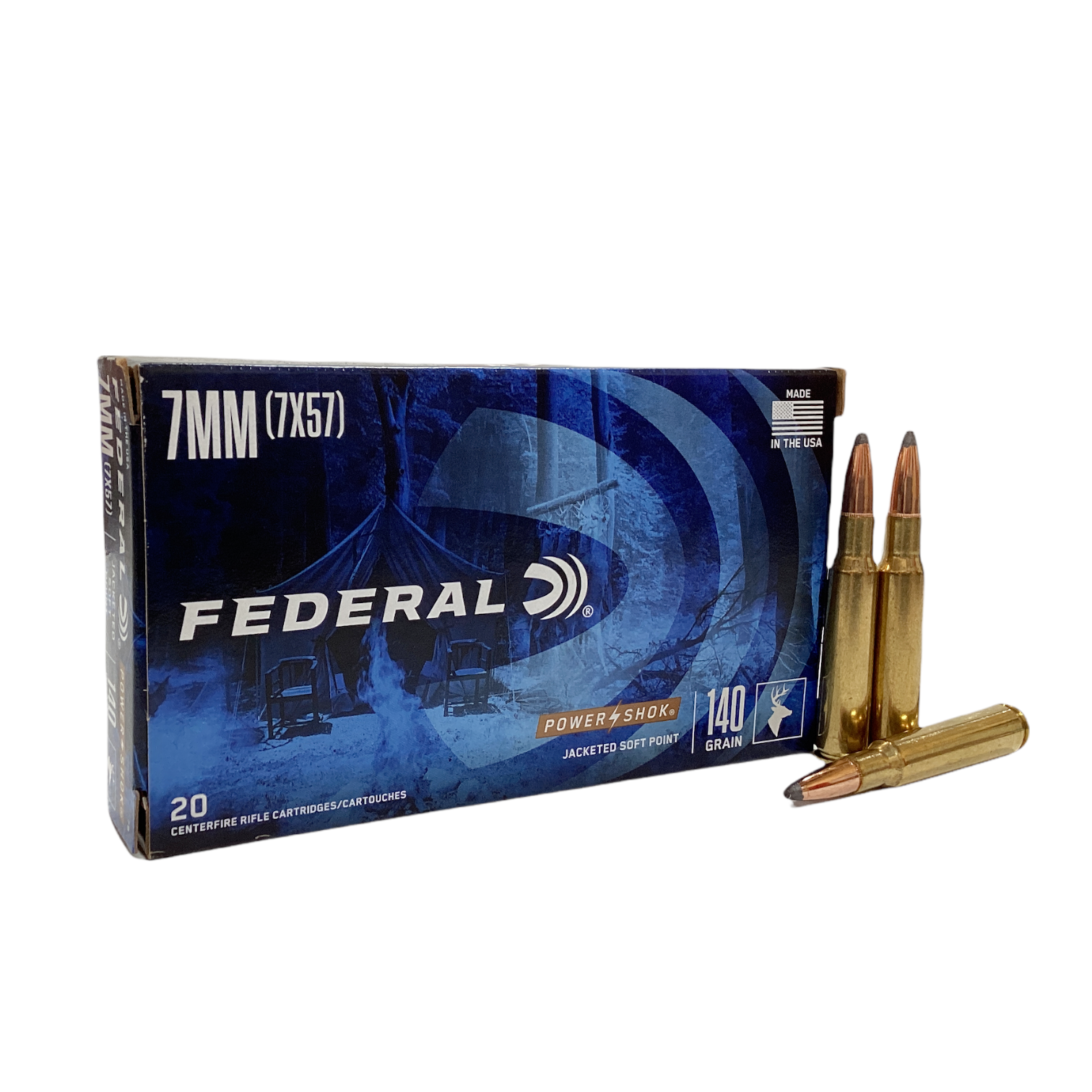 Federal 7mm Mauser 140gr Powershok