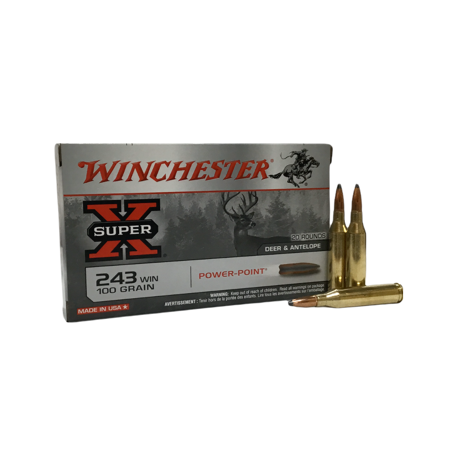 Winchester 243 100gr Power-Point