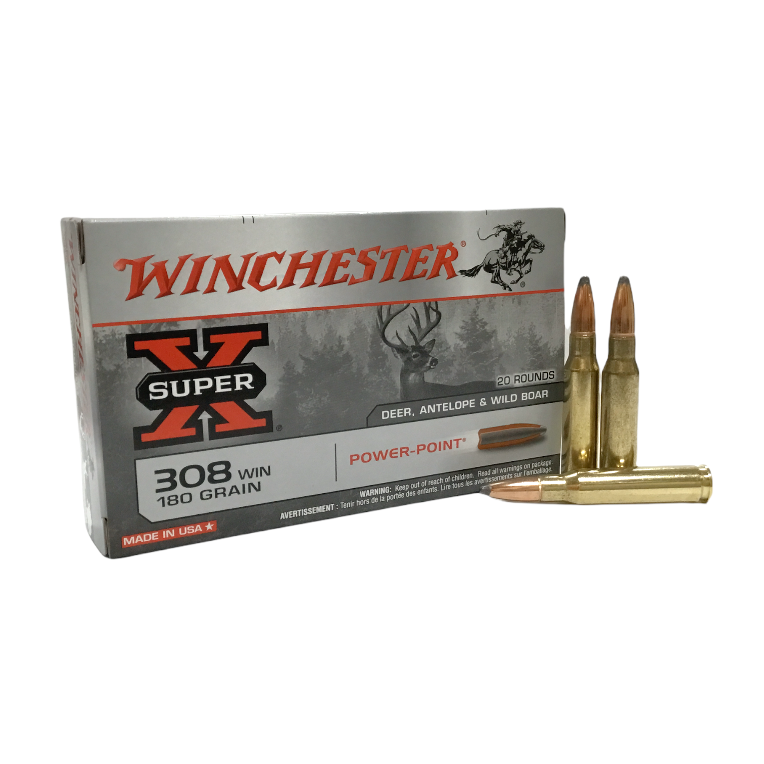Winchester 308 WIN 180gr Power Point