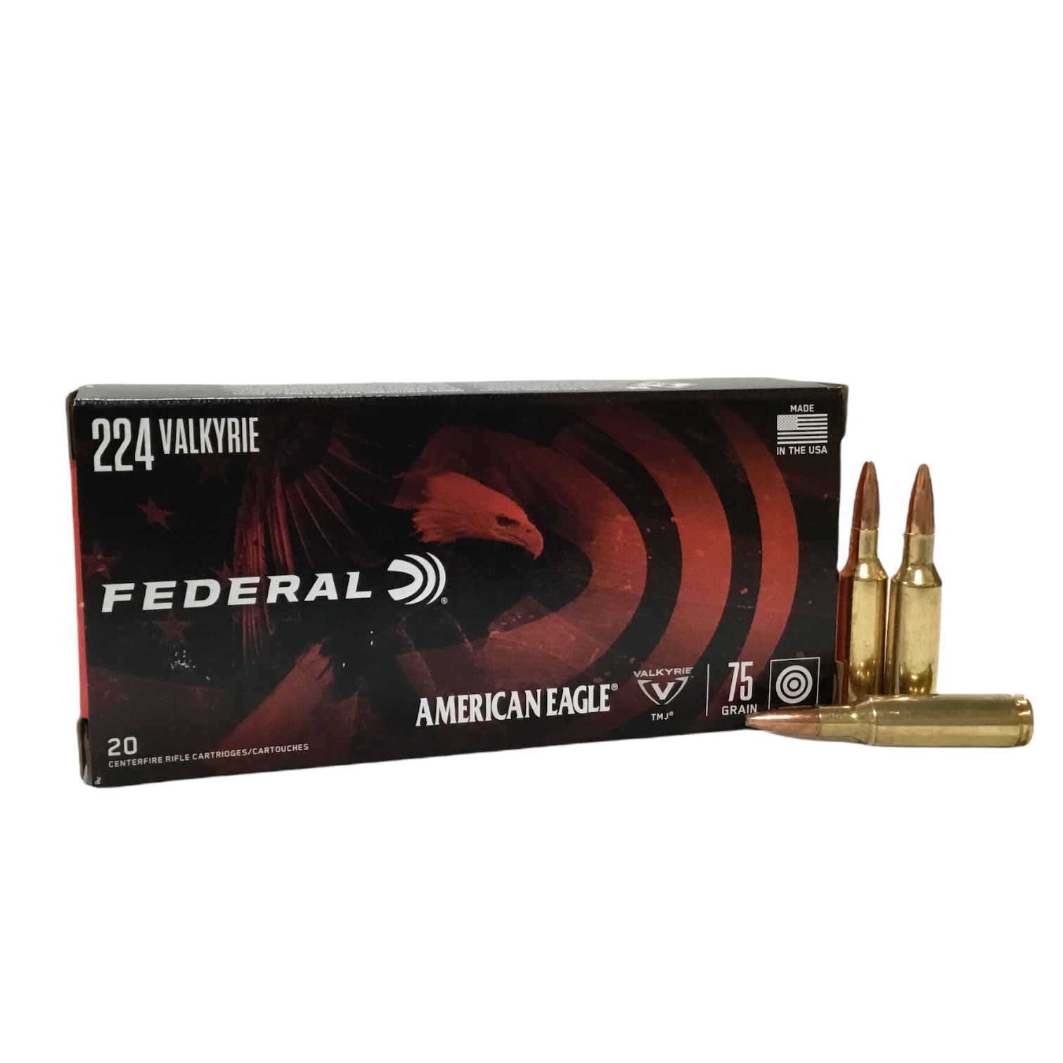 Federal 224 Valkyrie 75gr TMJ