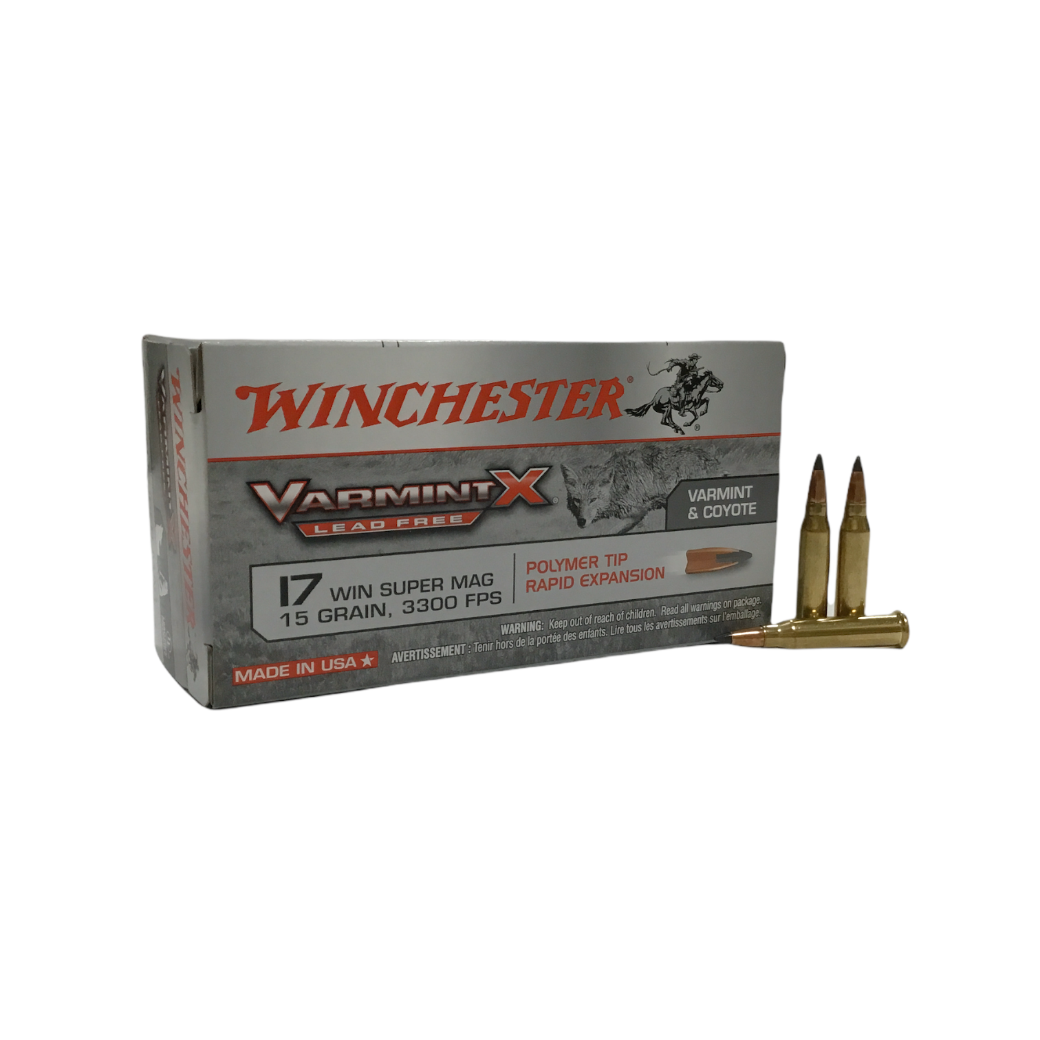 Winchester 17 Win Super Mag 15gr VarmintX