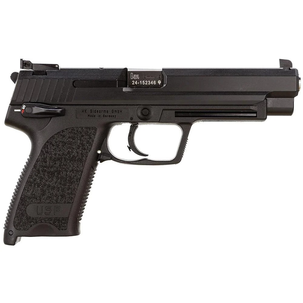 H K USP9 Expert V1 Handgun 9mm Luger 10rd Magazines (2) 5.2 Barrel Black - CLB Guns