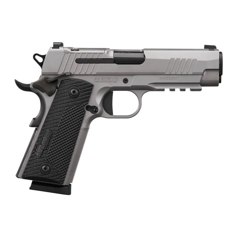 Sig Sauer XCarry Stainless Handgun .45 Auto 8rd Magazines(2) 4.5 Barrel Optic Ready SAO - CLB Guns