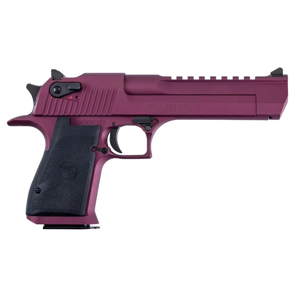 Magnum Research Desert Eagle Mark XIX Handgun 50 AE 7rd Magazine 6 Barrel Black Cherry with Black Grips - CLB Guns