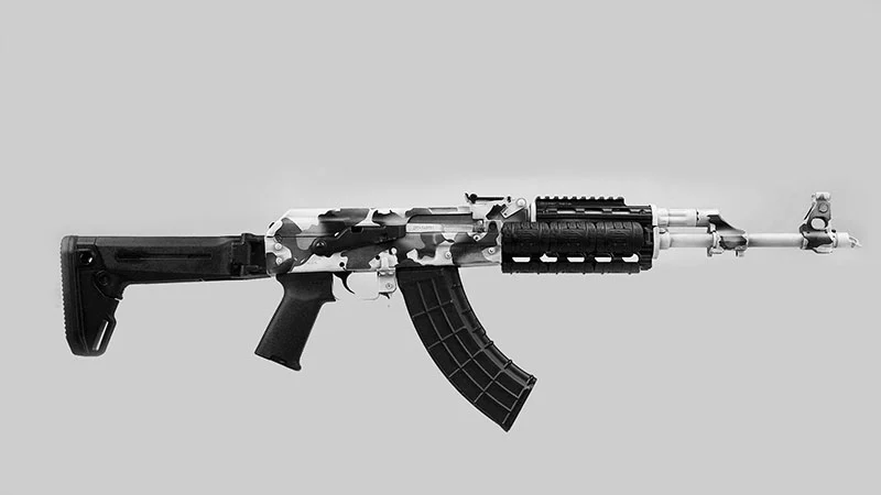 ZPAPM70 AK 7.62X39 16.3 30rd White Camo - CLB Guns