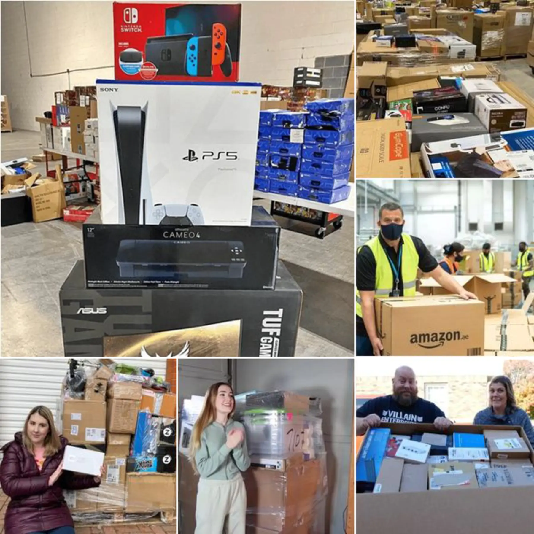 🎁Amazon 2025 Warehouse Return Pallets📱💻🎮 - Last Chance to Order