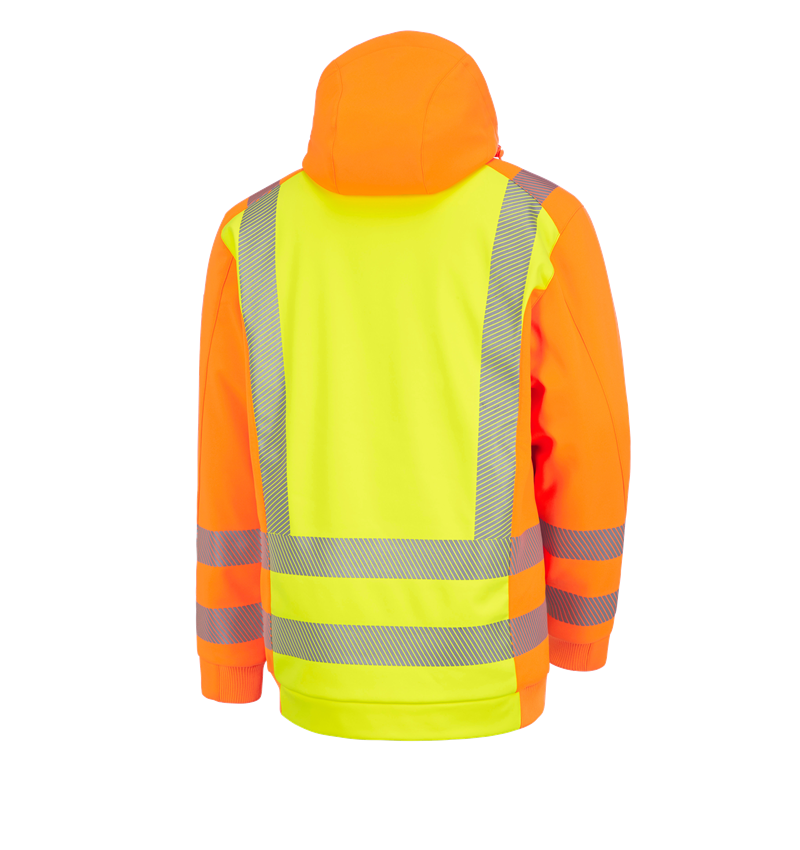 High-vis winter softshell jacket e.s.motion 2020