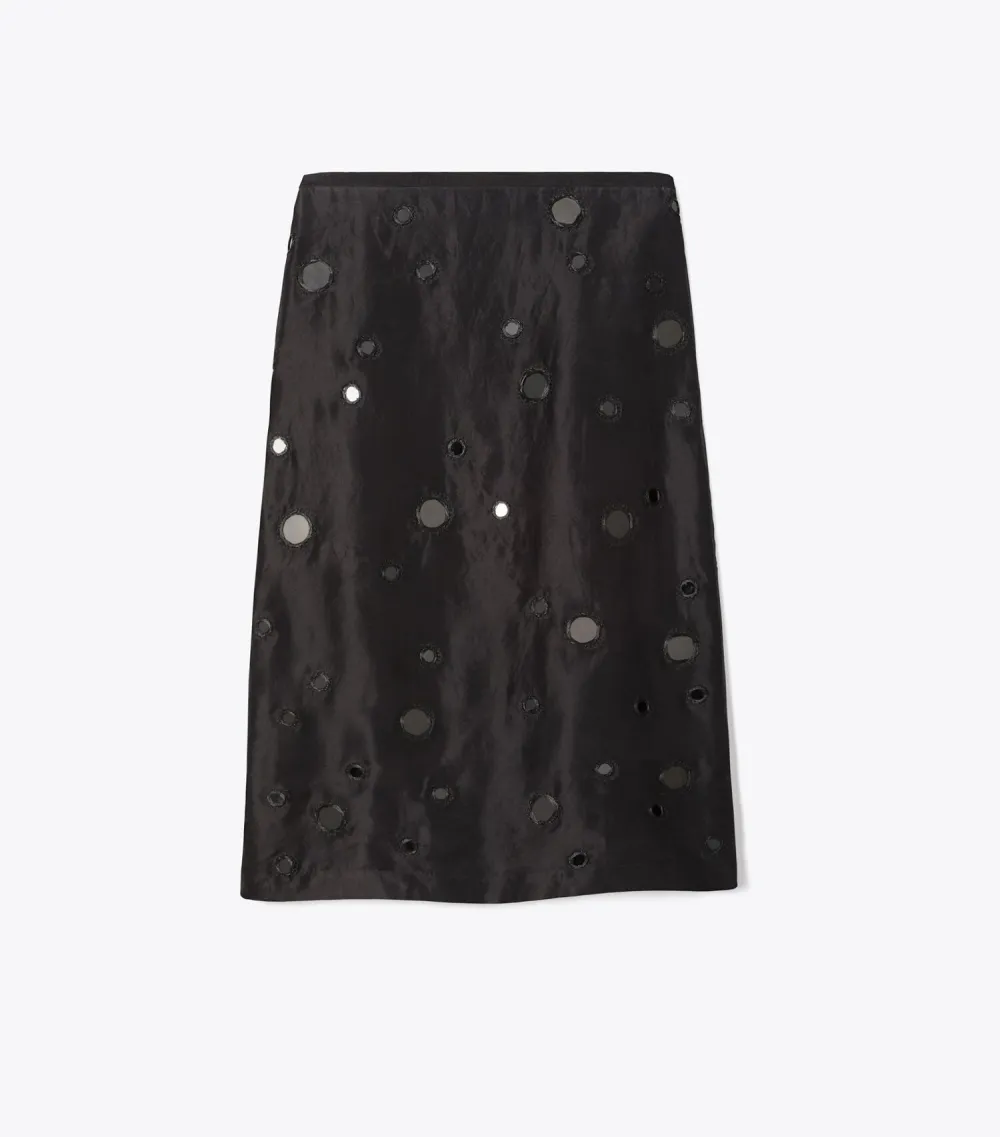 Embellished Mirror Skirt