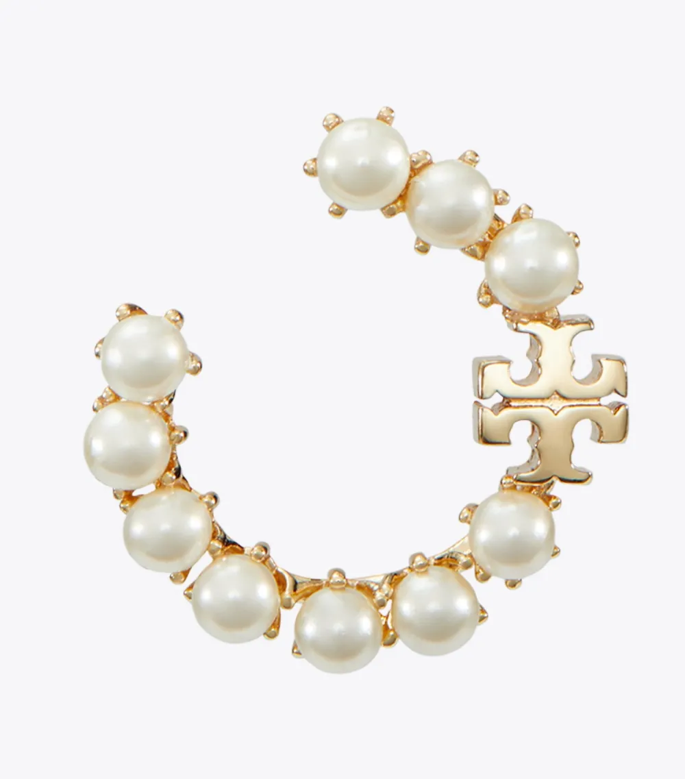 Kira Pearl Loop Earring