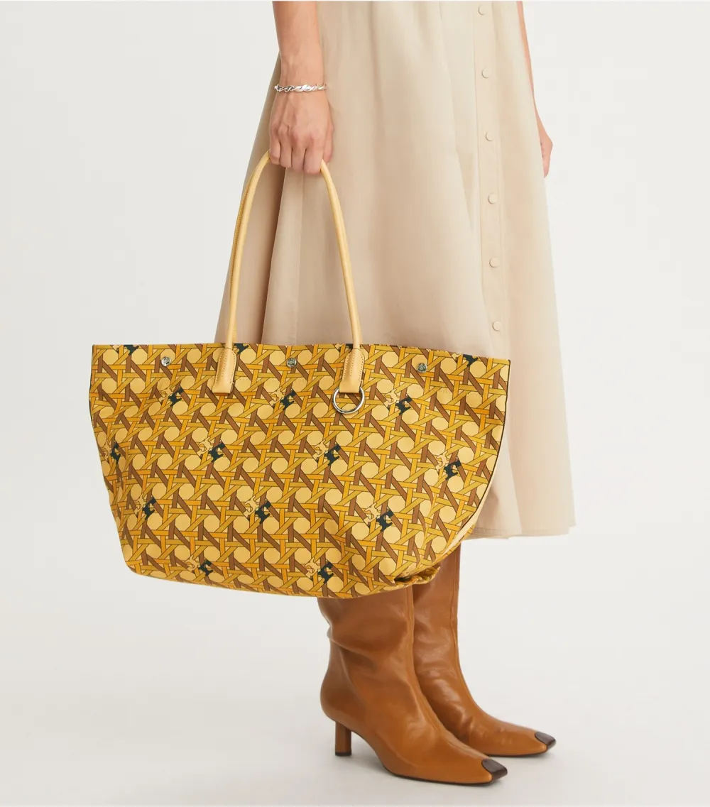 Canvas Basketweave Tote